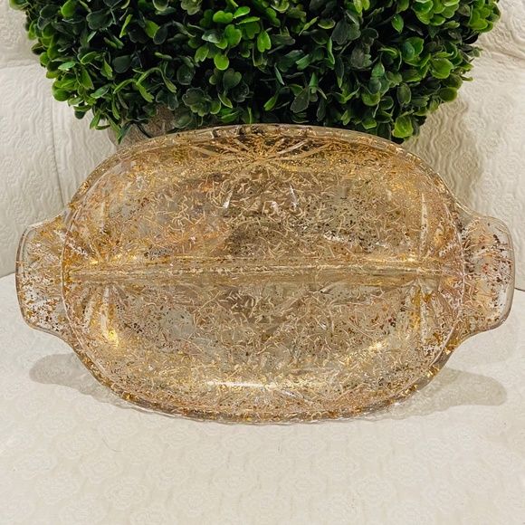 D14-🎉BEST IN HOME HOST PICK-Rare Mid Century Modern Confetti Dish - Picture 1 of 8